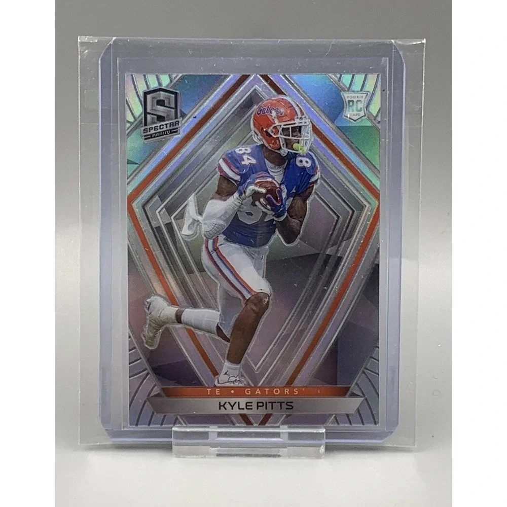 Kyle Pitts 2021 Panini Chronicles Draft Picks Spectra Silver RC‎ #296 Florida